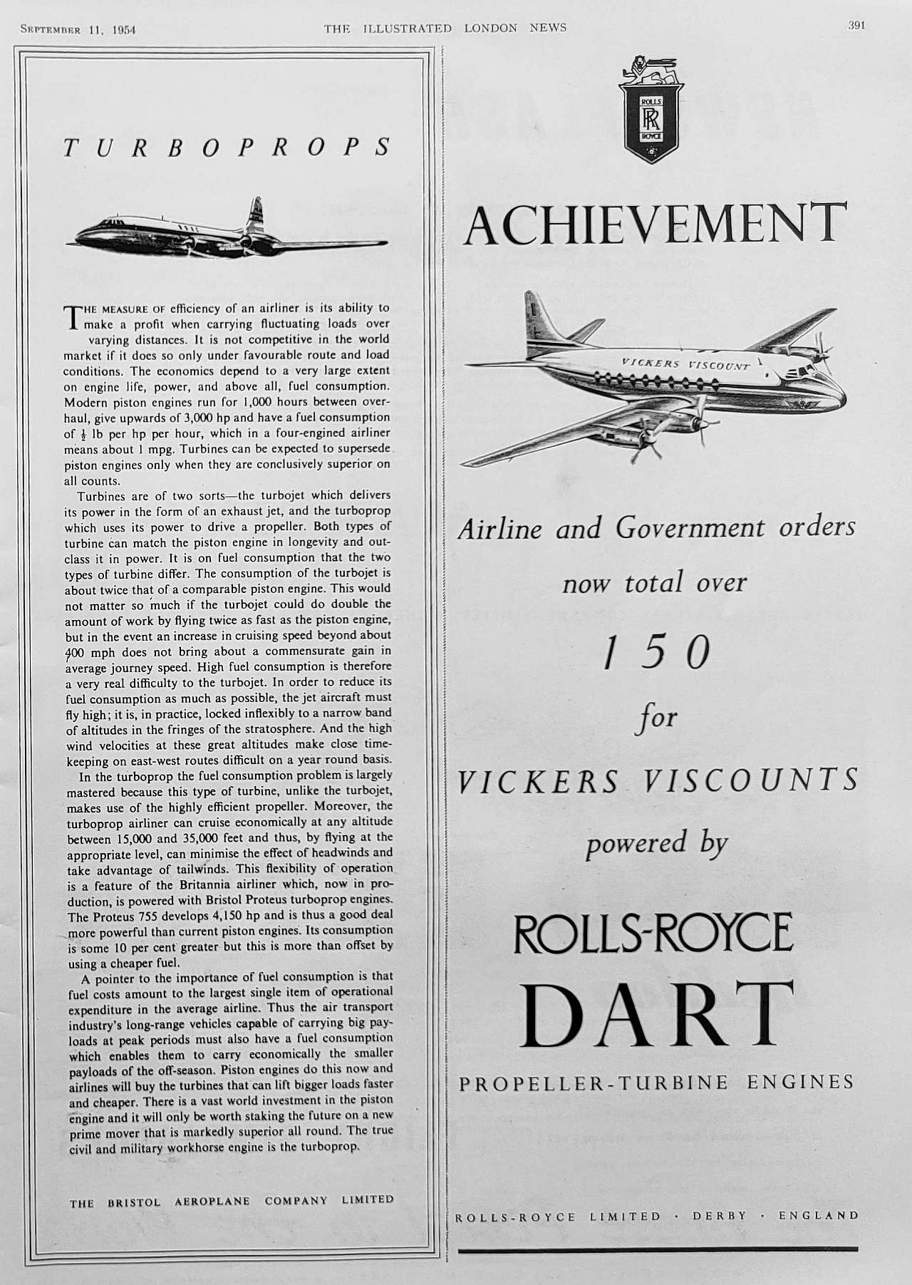 rolls royce and bristol air